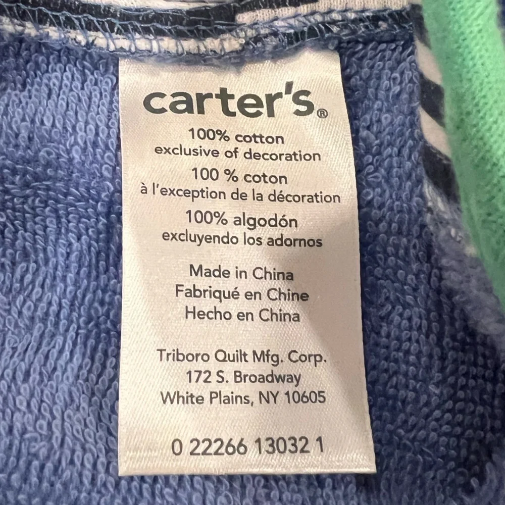 Carter’s Baby Boy Robe With Matching Slippers